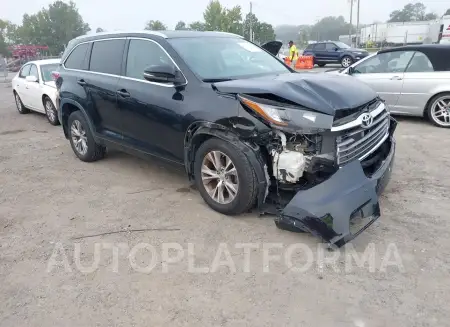 Toyota Highlander 2015 2015 vin 5TDJKRFHXFS115484 from auto auction Iaai