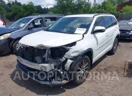 TOYOTA HIGHLANDER 2018 vin 5TDJZRFH8JS802144 from auto auction Iaai