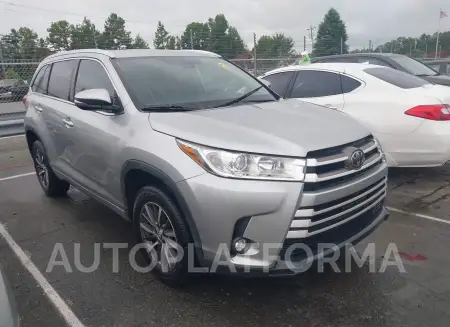 Toyota Highlander 2018 2018 vin 5TDKZRFH6JS529810 from auto auction Iaai