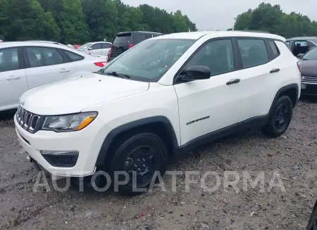 JEEP COMPASS 2018 vin 3C4NJCAB7JT344370 from auto auction Iaai