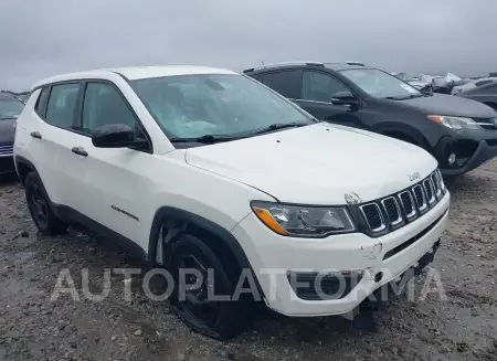 Jeep Compass 2018 2018 vin 3C4NJCAB7JT344370 from auto auction Iaai