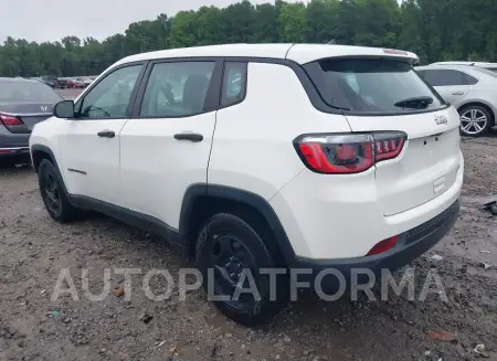 JEEP COMPASS 2018 vin 3C4NJCAB7JT344370 from auto auction Iaai