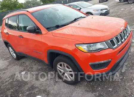 Jeep Compass 2018 2018 vin 3C4NJCAB9JT123000 from auto auction Iaai