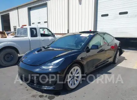 TESLA MODEL 3 2023 vin 5YJ3E1EA0PF404725 from auto auction Iaai