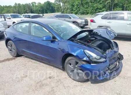 Tesla Model 3 2023 2023 vin 5YJ3E1EA3PF470122 from auto auction Iaai