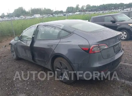 TESLA MODEL 3 2023 vin 5YJ3E1EA4PF711542 from auto auction Iaai