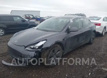 TESLA MODEL 3 2023 vin 5YJ3E1EA4PF711542 from auto auction Iaai