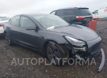 Tesla Model 3 2023 2023 vin 5YJ3E1EA4PF711542 from auto auction Iaai