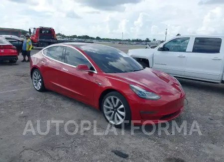 TESLA MODEL 3 2018 vin 5YJ3E1EA8JF015483 from auto auction Iaai