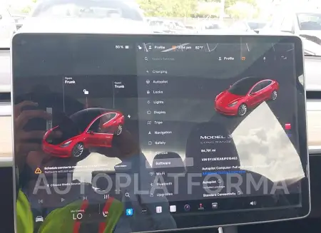 TESLA MODEL 3 2018 vin 5YJ3E1EA8JF015483 from auto auction Iaai