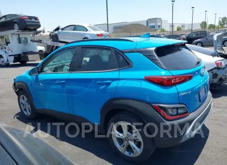 HYUNDAI KONA 2023 vin KM8K62AB2PU978873 from auto auction Iaai