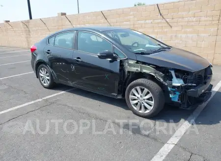 KIA FORTE 2016 vin KNAFX4A66G5521119 from auto auction Iaai