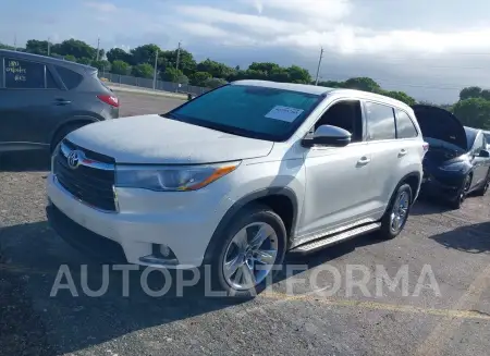 TOYOTA HIGHLANDER 2016 vin 5TDYKRFHXGS152308 from auto auction Iaai