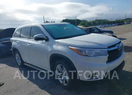 TOYOTA HIGHLANDER 2016 vin 5TDYKRFHXGS152308 from auto auction Iaai