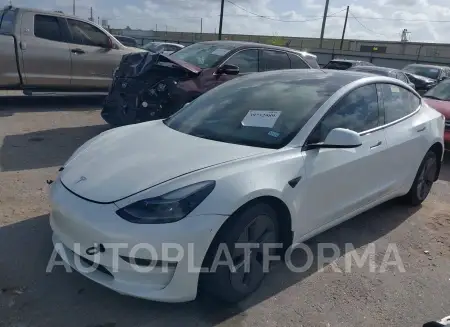 TESLA MODEL 3 2022 vin 5YJ3E1EB3NF125694 from auto auction Iaai