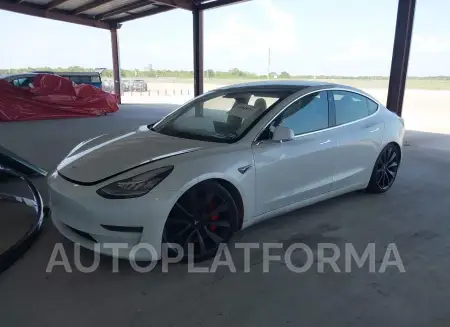 TESLA MODEL 3 2020 vin 5YJ3E1EC7LF642289 from auto auction Iaai