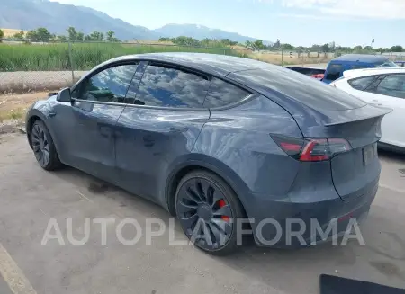 TESLA MODEL Y 2022 vin 7SAYGDEF0NF518642 from auto auction Iaai