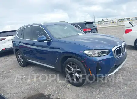 BMW X3 2023 2023 vin 5UX43DP09P9N93772 from auto auction Iaai