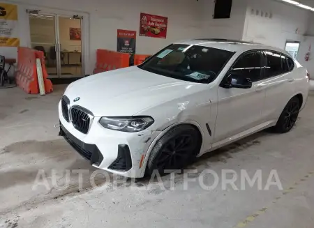 BMW X4 2022 vin 5UX43DT00N9K07503 from auto auction Iaai