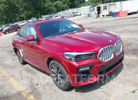 BMW X6 2021 vin 5UXCY6C09M9E79297 from auto auction Iaai