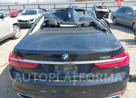 BMW 740I 2018 vin WBA7E2C51JG742724 from auto auction Iaai