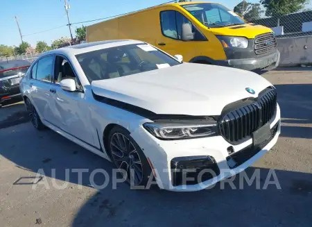 BMW 740 2022 2022 vin WBA7T2C06NCJ53854 from auto auction Iaai