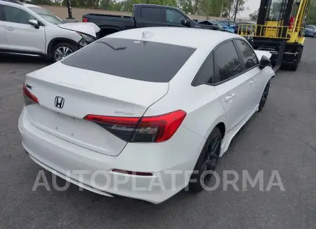 HONDA CIVIC 2022 vin 2HGFE2F54NH530261 from auto auction Iaai