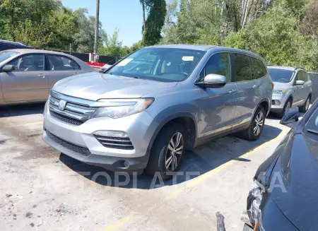 HONDA PILOT 2016 vin 5FNYF6H63GB105382 from auto auction Iaai