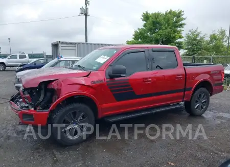 FORD F-150 2018 vin 1FTEW1EG1JFC91168 from auto auction Iaai