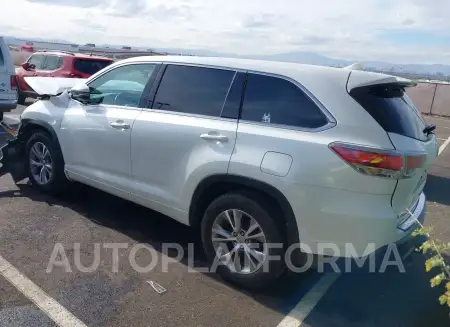 TOYOTA HIGHLANDER 2015 vin 5TDBKRFH4FS186944 from auto auction Iaai