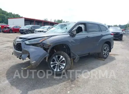 TOYOTA HIGHLANDER 2021 vin 5TDGZRBH6MS533033 from auto auction Iaai