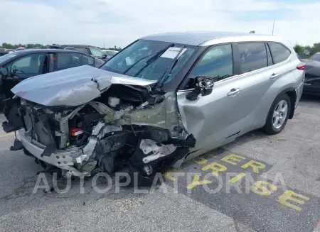 TOYOTA HIGHLANDER 2023 vin 5TDKDRBH6PS521252 from auto auction Iaai