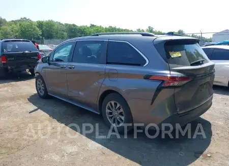 TOYOTA SIENNA 2021 vin 5TDKRKEC3MS027595 from auto auction Iaai