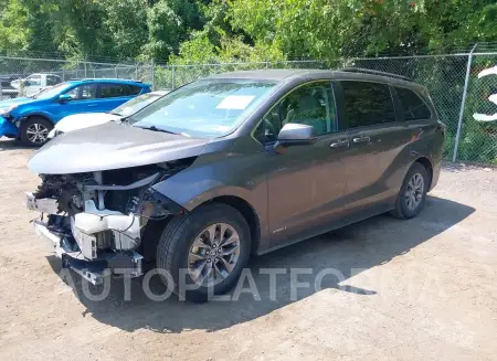 TOYOTA SIENNA 2021 vin 5TDKRKEC3MS027595 from auto auction Iaai