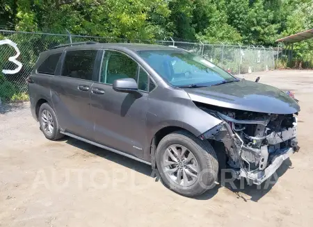 Toyota Sienna 2021 2021 vin 5TDKRKEC3MS027595 from auto auction Iaai