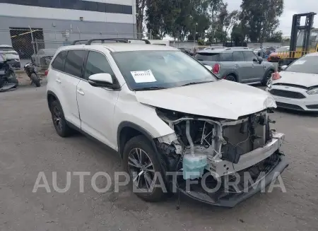 TOYOTA HIGHLANDER 2019 vin 5TDZARFH2KS052073 from auto auction Iaai