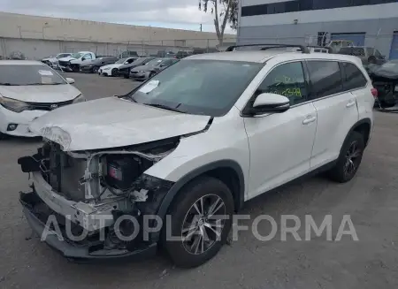 TOYOTA HIGHLANDER 2019 vin 5TDZARFH2KS052073 from auto auction Iaai