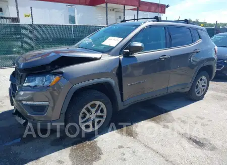 JEEP COMPASS 2018 vin 3C4NJDAB1JT201615 from auto auction Iaai