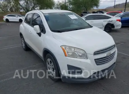 Chevrolet Trax 2015 2015 vin KL7CJKSB6FB120982 from auto auction Iaai