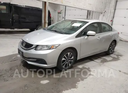 HONDA CIVIC 2015 vin 19XFB2F87FE201021 from auto auction Iaai