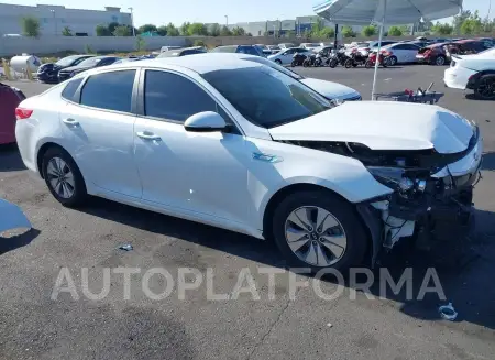 KIA OPTIMA HYBRID 2018 vin KNAGT4LE6J5024924 from auto auction Iaai