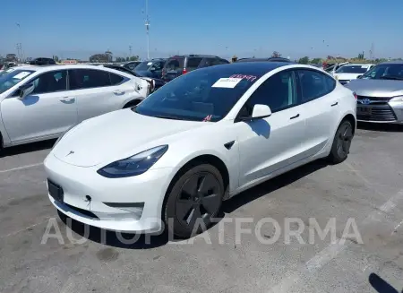 TESLA MODEL 3 2023 vin 5YJ3E1EB8PF389299 from auto auction Iaai