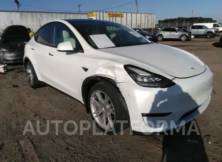 TESLA MODEL Y 2021 vin 5YJYGDEE9MF303439 from auto auction Iaai