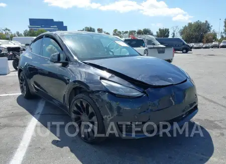 TESLA MODEL Y 2024 vin 7SAYGDEF1RF073012 from auto auction Iaai