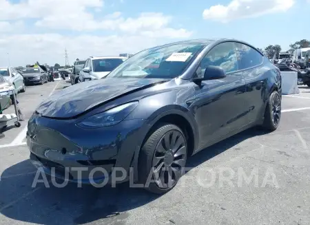 TESLA MODEL Y 2024 vin 7SAYGDEF1RF073012 from auto auction Iaai