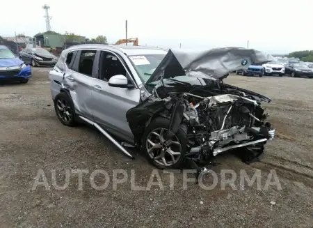 BMW X3 2021 2021 vin 5UXTY5C02M9H75286 from auto auction Iaai