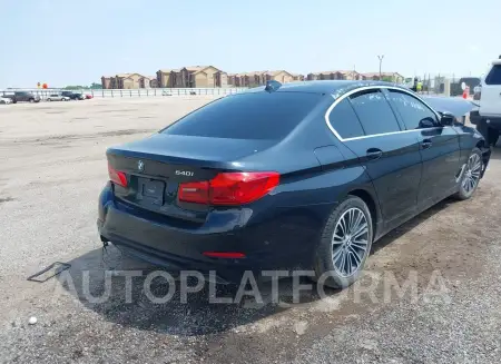 BMW 540I 2019 vin WBAJE5C55KBM76713 from auto auction Iaai