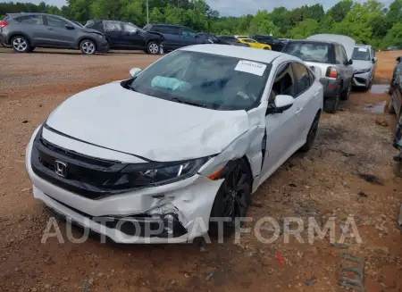 HONDA CIVIC 2020 vin 19XFC2F88LE009986 from auto auction Iaai