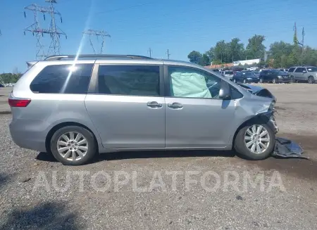 TOYOTA SIENNA 2015 vin 5TDDK3DC8FS125531 from auto auction Iaai