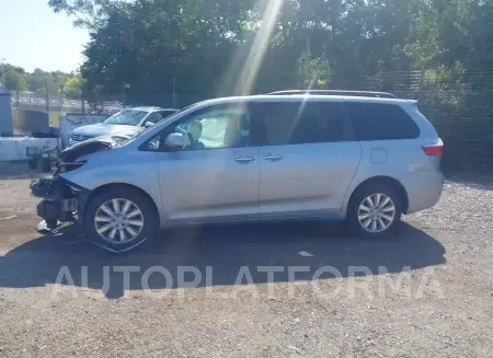 TOYOTA SIENNA 2015 vin 5TDDK3DC8FS125531 from auto auction Iaai